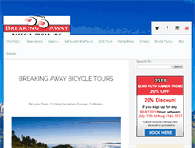 Tablet Screenshot of breakingaway.com